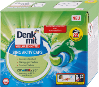 Denkmit kapsule 3u1 za bijelo rublje 22pr., 22k. (84696)