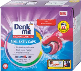 Denkmit kapsule za šareno rublje 3u1, 22pr.22k (65902)