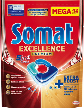 SOMAT TABLETE EXCELLENCE 5IN1 MEGA 42/1 (492477)