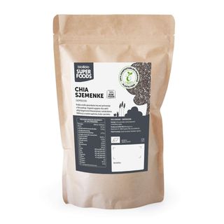 Chia sjemenke raw 500g bio&bio Superfood zip