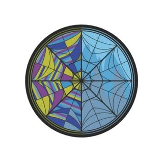 Wednesday - Colourful Window magnet