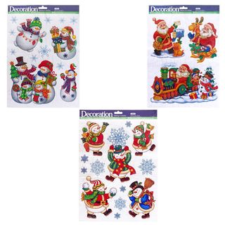 BOŽIĆNA NALJEPNICA  ZA STAKLO