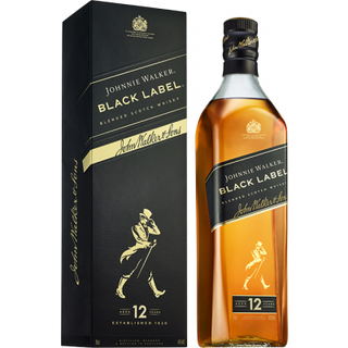 Johnnie Walker 12 YO Black Label 1л с кутия