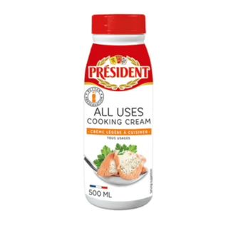 Crème de cuisson UHT entière PRÉSIDENT, 500ml