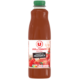 Jus tomate de Provence salé à 5g/l U, 1L