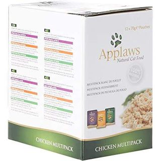 Паучове APPLAWS CHICKEN IN BROTH MULTIPACK, селекция от паучове с пилешко месо в бульон, 12 броя х 70 гр
