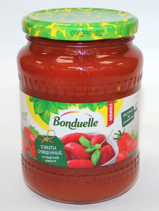 პომიდორი საკუთარ წვენში /ბონდუელი/ 720მლ