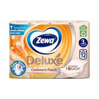 Hartie igienica Zewa Deluxe Cashmere peach 3 straturi 12 role
