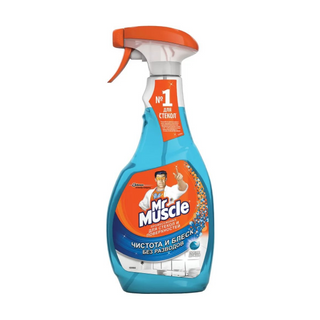 მისტერ მუსკული მინისა და ზედაპირის საწმენდი საშუალება ალკოჰოლით 500 მლ/4823002001013 1ც