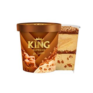 SLADOLED KING ČAŠA SUPREME CARAMEL 450ML