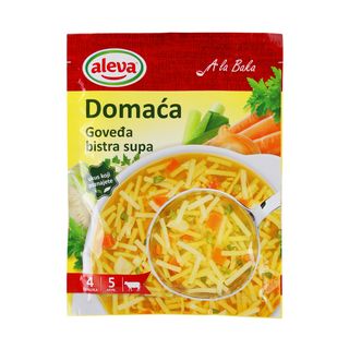 Domaca Govedja Bistra Supa 45G Aleva