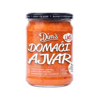 Ajvar Domaci Ljuti 550G Dim-Komerc