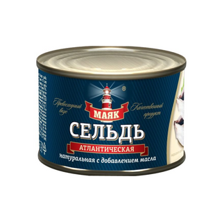Сельдь Маяк В/М 250 Г Ж/Бан.-4612753191735