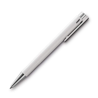 Химикалка Lamy - Logo M+, бяла, L204M+W