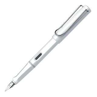 Писалка Lamy - Safari, бяла, F перо, L019W