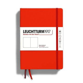Тефтер Leuchtturm1917 - Fox Red, A5, твърди корици, бели страници, 367250