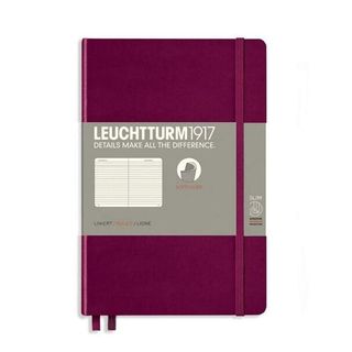 Тефтер B6+ Leuchtturm1917 - Port Red, мека корица, на редове, 359684