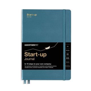 Тефтер А5 Leuchtturm1917 Start-up Journal, син, твърди корици, 363844