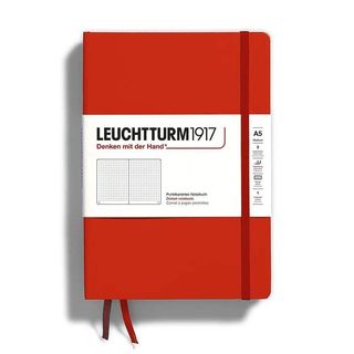 Тефтер А5 Leuchtturm1917 Natural Colors Fox Red, твърди корици точки 367251