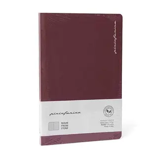 Тетрадка Pininfarina - Stone Paper, каменна хартия, червена, PNF1421RURE