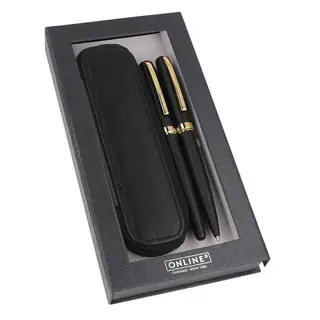 Комплект писалка и химикалка Online - Eleganza Black GT, 34598