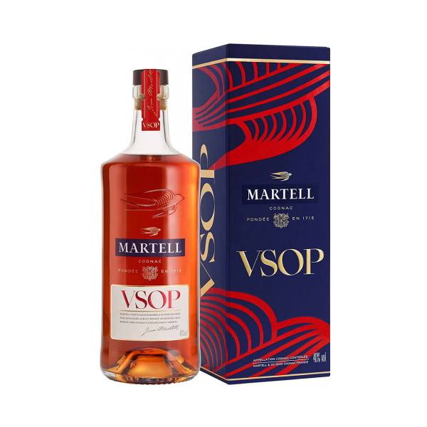 Cognac Martell V.S.O.P. Box 40% 1 L St/Bottle-3219820000177