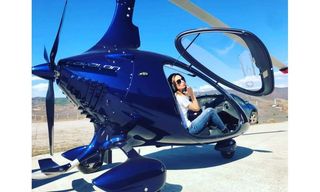 Полет с жирокоптер в района на София