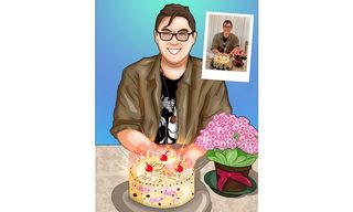 Анимирана рисунка по снимка