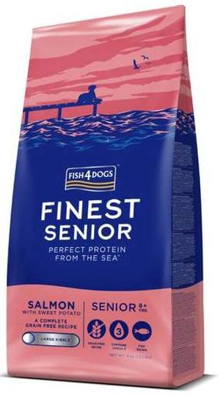 Fish4dogs senior salmon large kibble 1.5kg