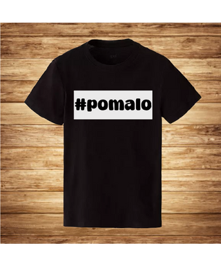 #POMALO crna muška majica t-shirt