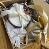 Подаръчна кутия 8-ми март свещ, сапун и арома саше лавандула