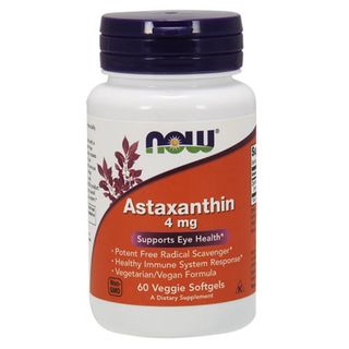 NOW Astaxanthin 4 mg 60 Veggie Softgels