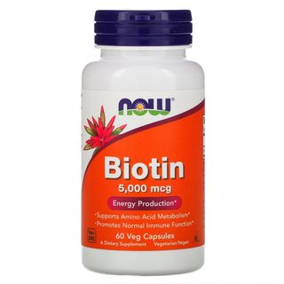 NOW Biotin 5000 mcg 60 caps