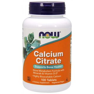 NOW Calcium Citrate with Minerals & Vitamin D-2 100 tabs
