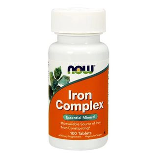 NOW Iron Complex 100 tabs.