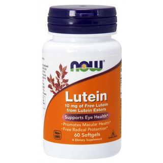 NOW Lutein (10mg), 60 softgels