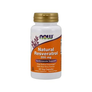 NOW Natural Resveratrol (200mg), 60 caps