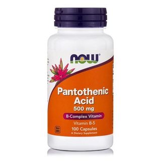 NOW Pantothenic Acid 500 мг. 100 капсули