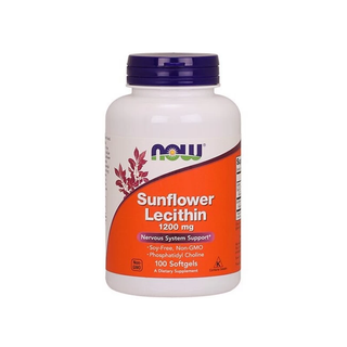 NOW Sunflower Lecithin 1200mg. 100 softgels