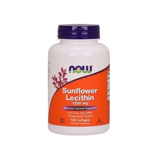 NOW Sunflower Lecithin 1200mg. 100 softgels
