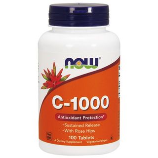 NOW Vitamin C-1000 /Sustained Release with Rose Hips/ 100 Tabs.