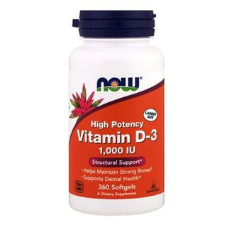 NOW Vitamin D-3 1000 IU 360 softgels