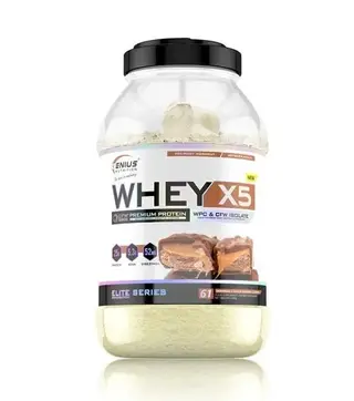 GENIUS NUTRITION WHEY-X5 (2000g) 61 serv Сникърс