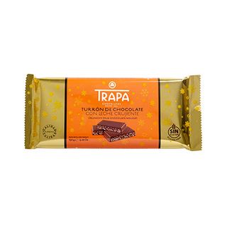 Nougat croustillant au chocolat au lait 150g - TRAPA