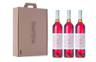 Винен комплект присТРАСТЕНА малина - шардоне - мискет