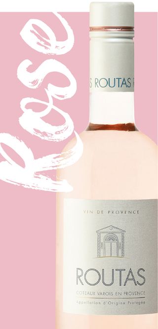 Розе 0.75 л  - Шато Рутас, Франция