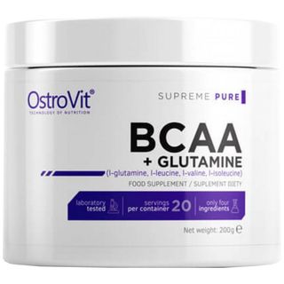 OstroVit BCAA + GLUTAMINE Powder [200 грама, 20 Дози]