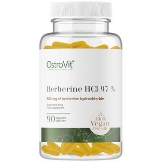 OstroVit Berberine HCl 500 mg | 97% Berberis Root Extract [90 капсули, 90 Дози]