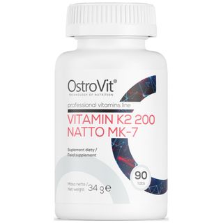 OstroVit Vitamin K2 200 mcg / Natto MK-7 [90 Таблетки, 90 Дози]