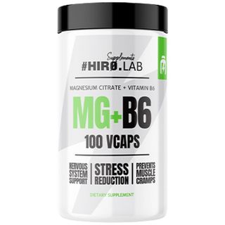 Hero.Lab MG + B6 | Magnesium Citrate + B6 [100 капсули, 50 Дози]